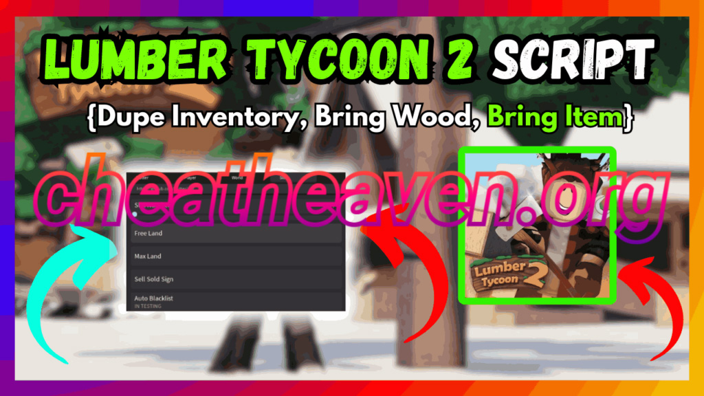 Lumber Tycoon 2 Script 🪵🪓Dupe Items, Bring Trees & Etc!